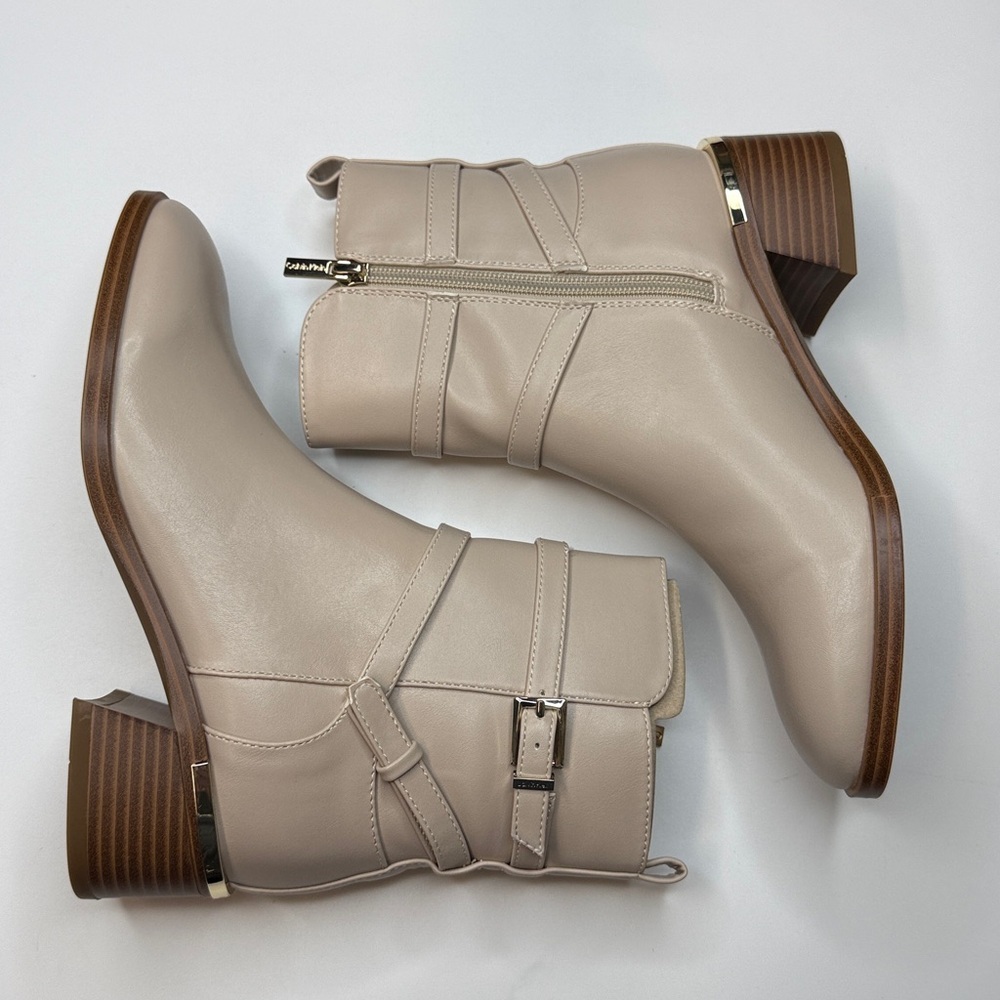 Calvin Klein Women's Jasen Buckle Strap Block Heel Booties- Size 5.5 - Picture 9 of 12